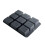 Chinese Calligraphy Cake Molds Silicone-Black 9 continuous t 1