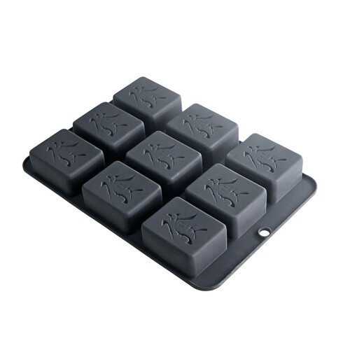 Chinese Calligraphy Cake Molds Silicone-Black 9 continuous t
