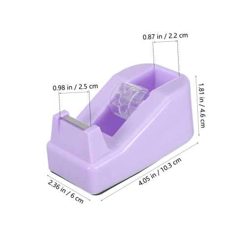 2pcs Compact Tape Dispenser with OneHanded Smooth Cutting for Office Crafting Wrapping 1