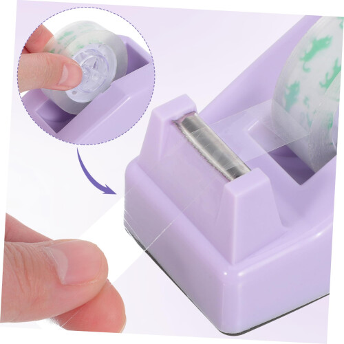 2pcs Compact Tape Dispenser with OneHanded Smooth Cutting for Office Crafting Wrapping 2