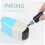 Identity Protection Roller Stamp Blue Refillable Ink for Address and  Data Privacy Security 4