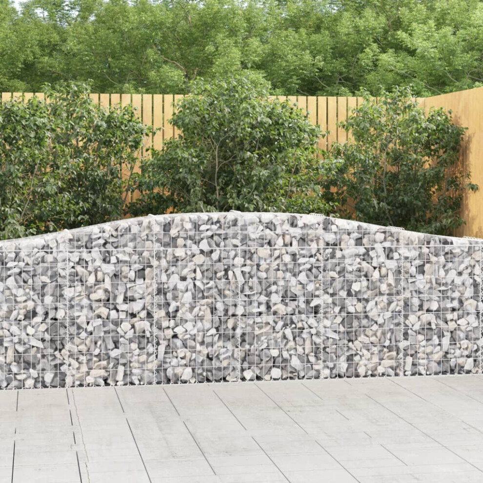 Photos - Other for Repair Berkfield Arched Gabion Baskets 5 pcs 400x30x80/100 cm Galvanised Iron