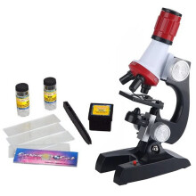 Kids Microscope Kit 1200X with Bright LED Illumination, Educational Biological Set for Students