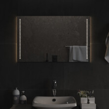 Berkfield LED Bathroom Mirror 50x80 cm