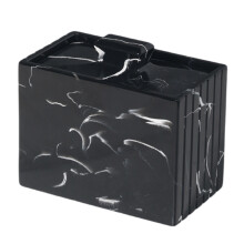 Contemporary Resin Toothpick Dispenser Hygienic Cover-Style A