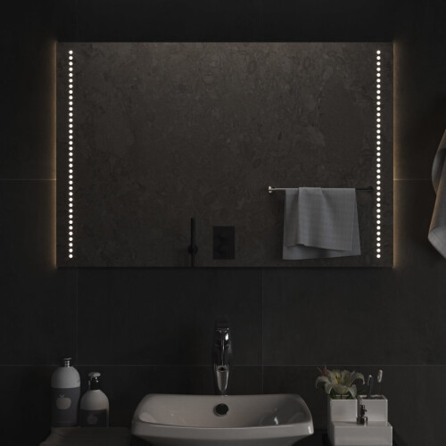 Berkfield LED Bathroom Mirror 60x90 cm