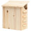 Berkfield Bat House Solid Firwood 30x20x38 cm 1
