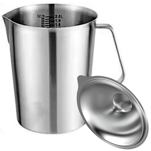 Multi Capacity Nonrust Steel Milk Frothing Pitcher Leak-2000ml