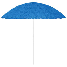 Berkfield Hawaii Beach Parasol Blue 300 cm