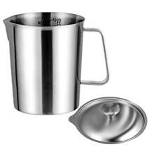 Rustproof Nonrust Steel Kitchen Scale Cup With Spill-1000ml