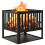 Berkfield Fire Pit 40x40x40 cm Steel 1