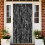 Berkfield Insect Curtain Anthracite 90x200 cm Chenille 1