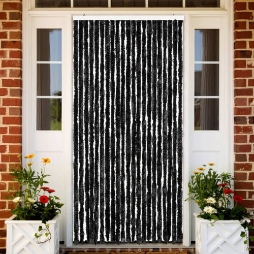 Berkfield Insect Curtain Anthracite 90x200 cm Chenille