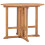 Berkfield Folding Garden Dining Table 90x90x75 cm Solid Teak Wood 1