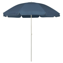 Berkfield Beach Parasol Blue 240 cm