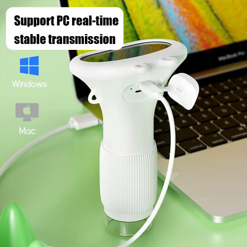 Digital Microscope 200x Zoom with 2'' Display for Kids Educational Gift Brown 1