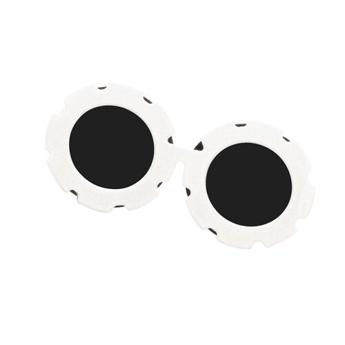 Lunettes de soleil de protection solaire pour chien,-Blanc