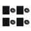 4 Set Adjustable Window Screen Selfs-Adhesive Antis-Black 1