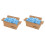 Berkfield Anti Bacteria Pool Filter Balls Blue 1400 g Polyethylene 1