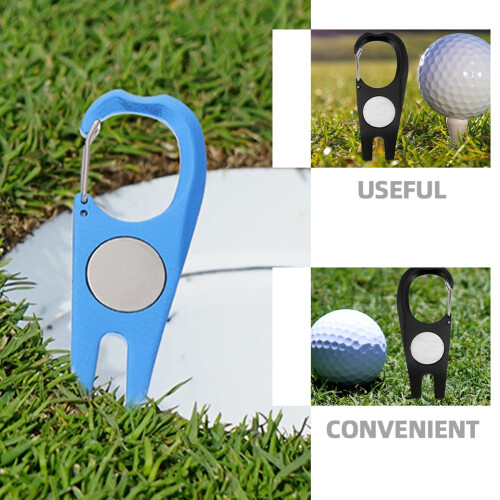 Golf divot repair fork green repair tool 2 pcs 2