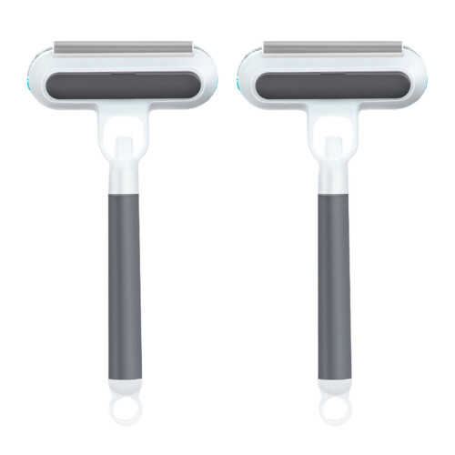 Pet Hair Remover Squeegee Cleaner Tool Sponge Squeegee for-Gray