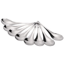 8 Pack Soup Spoons, Stainless Steel Soup Spoons, Thick Heavy-Weight Table Spoons