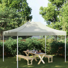 Berkfield Party Tent Roof 4.5x3 m Cream 270 g/m