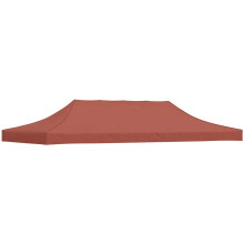 Berkfield Party Tent Roof 6x3 m Terracotta 270 g/m