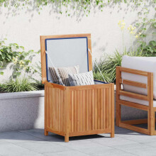 Berkfield Garden Storage Box 60x50x58 cm Solid Teak Wood