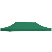 Berkfield Party Tent Roof 6x3 m Green 270 g/m
