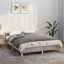 Berkfield Weighted Blanket with Cover Grey 135x200 cm 10 kg Fabric
