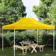 Berkfield Party Tent Roof 4x3 m Yellow 270 g/m