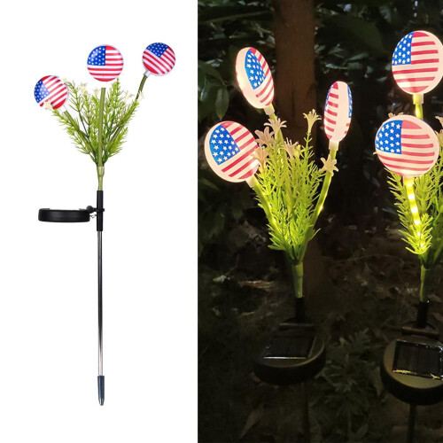 Solar LED Flag Light Outdoor Decoration 1