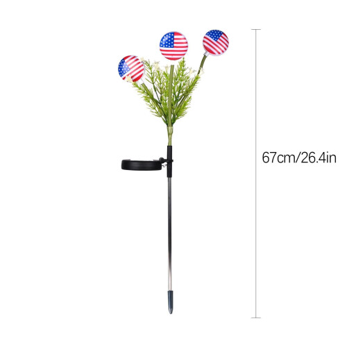 Solar LED Flag Light Outdoor Decoration 2