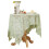 Breathable Openwork Tablecloth-140 100cm Light Green 1