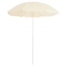 Berkfield Garden Parasol with Steel Pole Sand 180 cm
