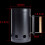 Charcoal Chimney Starter Heavy Duty Black 3