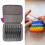 9Pcs Ergonomic Grip Crochet Hook Aluminum Crochet Hook for 7
