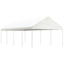 Berkfield Gazebo with Roof White 8.92x4.08x3.22 m Polyethylene