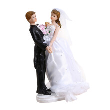 Resin Couple Figurine Wedding Cake Decoration For-Style D