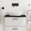 Berkfield Bathroom Countertop Dark Brown 60x40x2 cm Treated Solid Wood 1