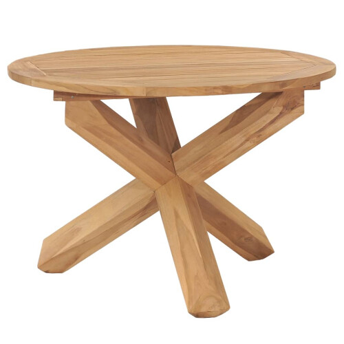 Berkfield Garden Dining Table ò110x75 cm Solid Teak Wood