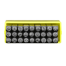 3mm Letter Number Stamper Heavy Duty Steel Leather-Style A