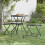 Berkfield Folding Garden Chairs 2 pcs Expanded Metal Mesh Anthracite 1