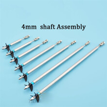 RC Boat Drive Shaft Kit 4mm Stainless Steel Propeller Set with Cardan Joint CorrosionResistant L10cm