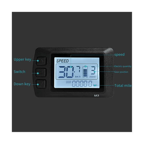 Ebike Display OMT-M3Display SM Stik Intelligent LCD Elcykel 1