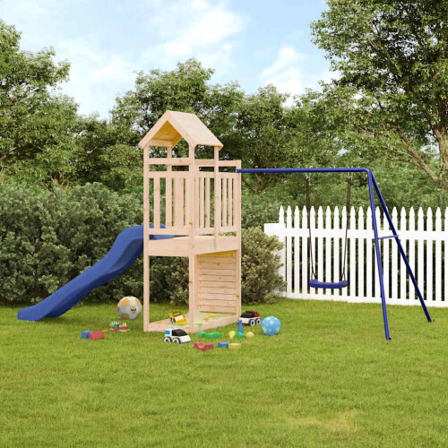 Berkfield Outdoor Playset Solid Wood Pine