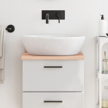 Berkfield Bathroom Countertop 40x30x2 cm Untreated Solid Wood