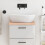 Berkfield Bathroom Countertop 40x40x(2-4) cm Untreated Solid Wood 1