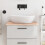 Berkfield Bathroom Countertop 60x60x2 cm Untreated Solid Wood 1